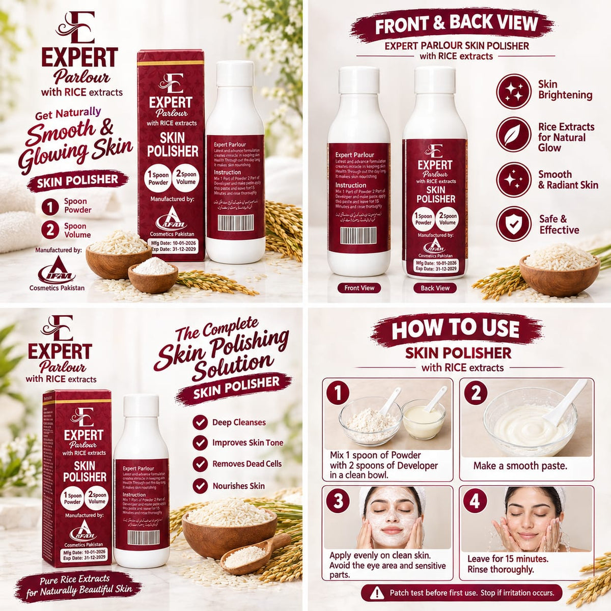 Expert Parlour Rice Skin Polisher – 20 Vol 6%