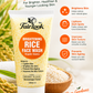 FairLook Rice Face Wash promotional image with rice
