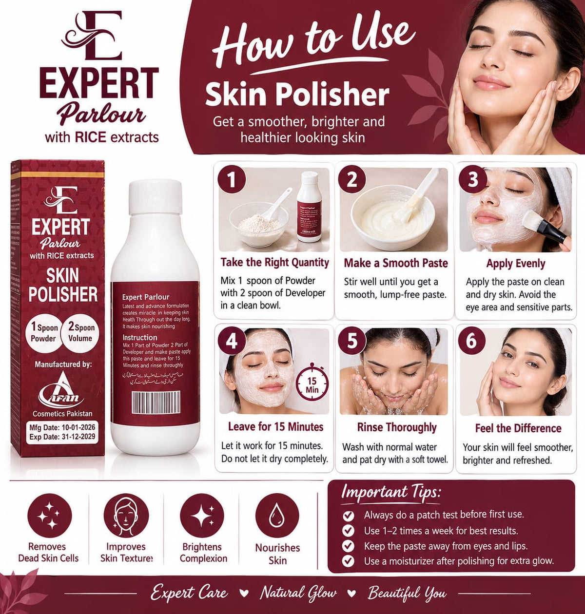 Expert Parlour Rice Skin Polisher – 20 Vol 6%