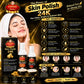Expert Parlour 24K Skin Polish promotional graphic showing packaging, developer and activator bottles