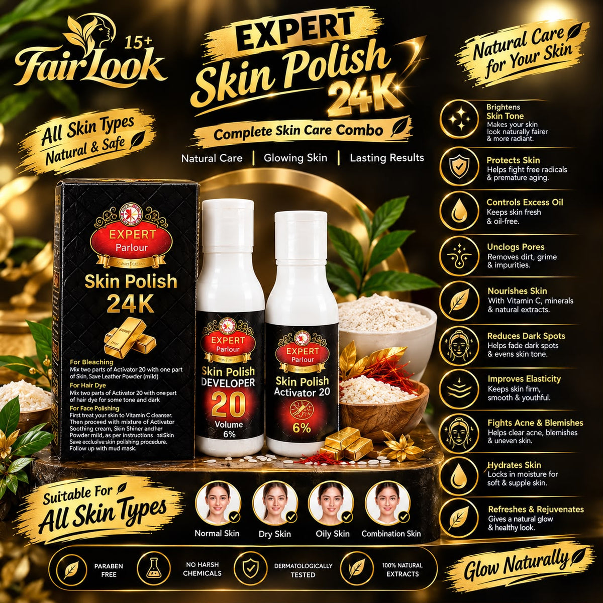 Expert Parlour 24K Skin Polish